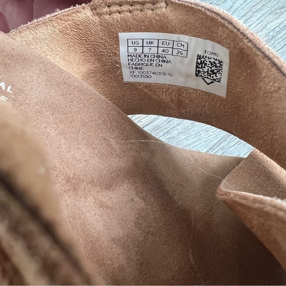 Tom’s criss cross chunky platform heels - Picture 10 of 11